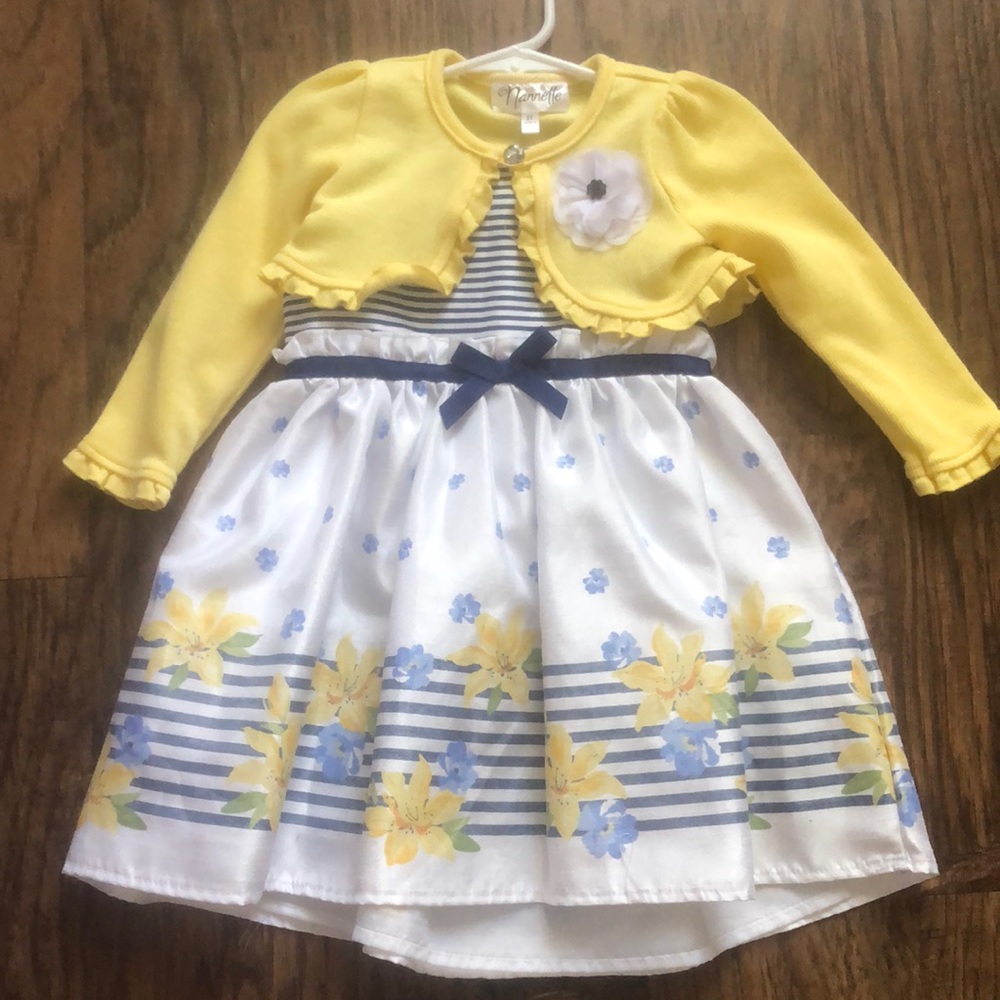 Nannette 2T beautiful dress, two pieces, great condition,